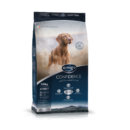 Amigo Confidence Adult Dog Food - Large Bite