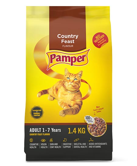 Pamper Friskies Cat Food - Country Feast 4 KG