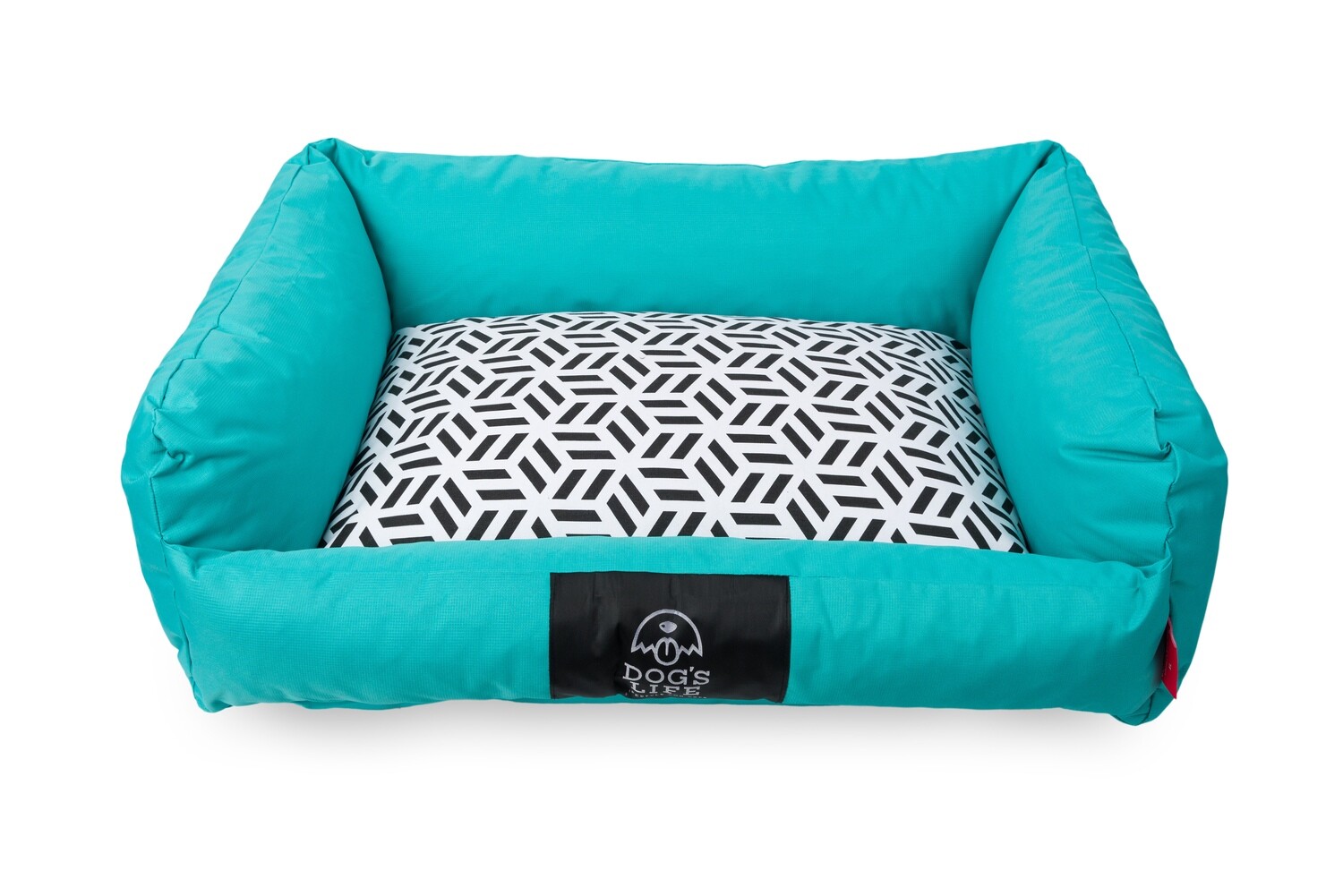 dogs life urban lounger waterproof bed turquoise